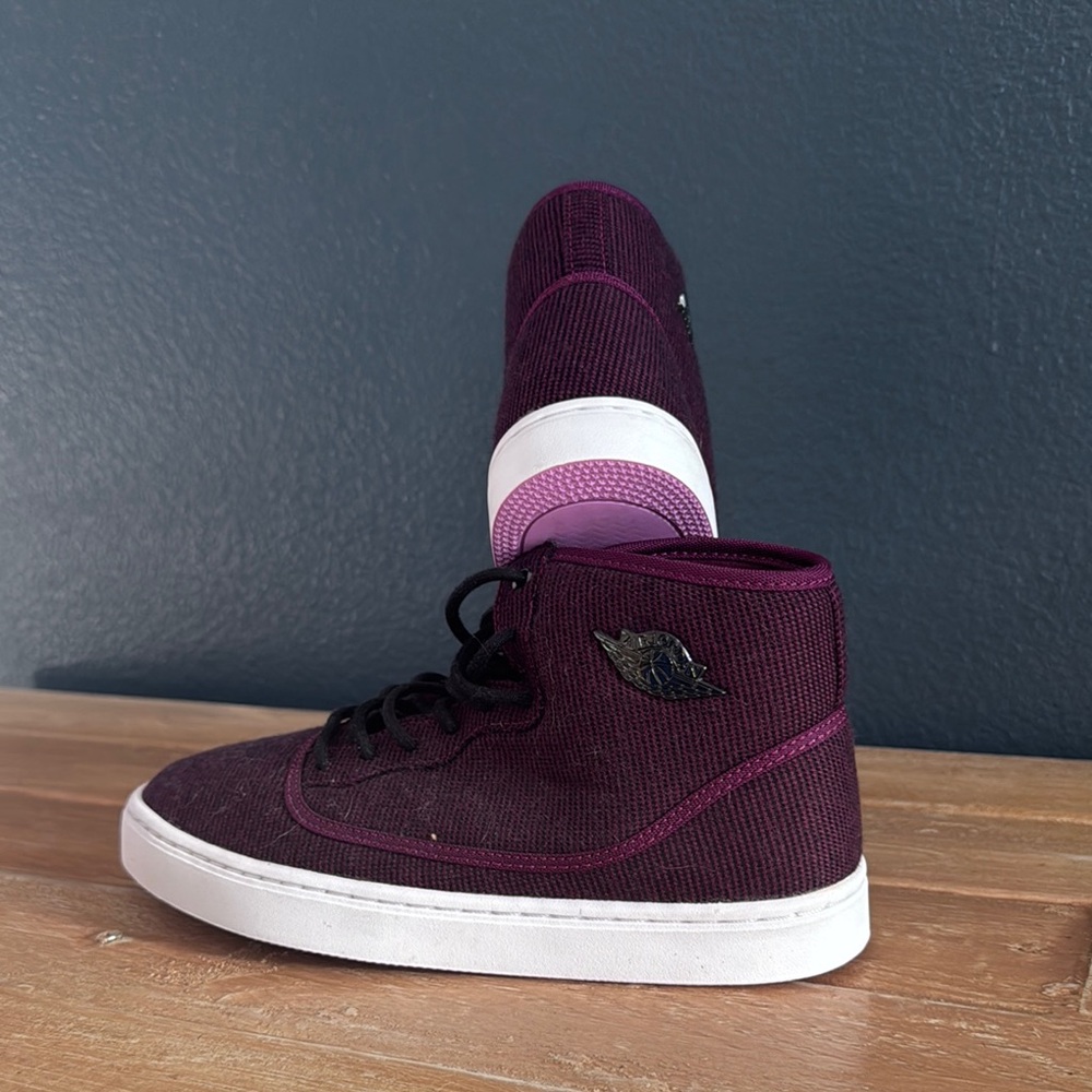 Air Jordan Vibrant Purple High-Top Sneakers